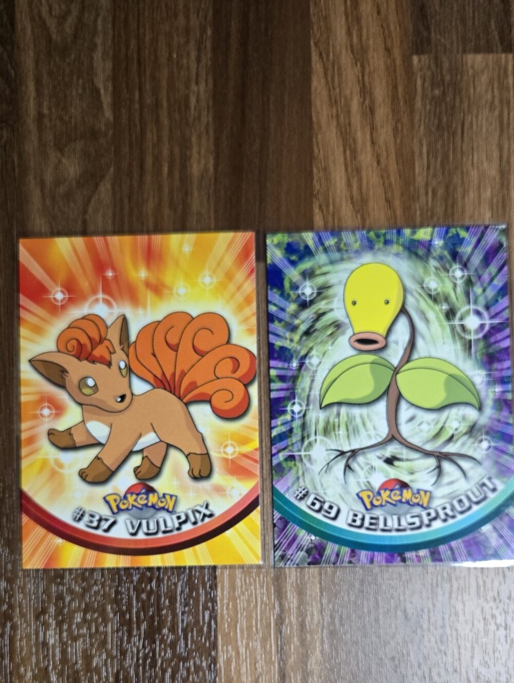 Pokémon Cards Topps - Vulpix / Bellsprout